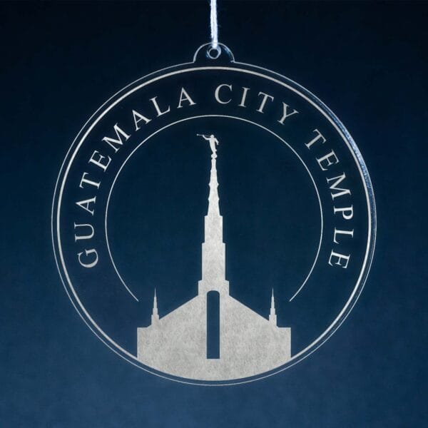 LDS Guatemala City Guatemala Temple Christmas Ornament