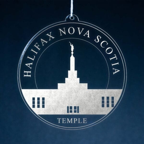 LDS Halifax Nova Scotia Temple Christmas Ornament