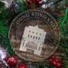LDS Hong Kong China Temple Christmas Ornament with Christmas Decorations
