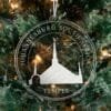 LDS Johannesburg South Africa Temple Christmas Ornament hanging on a Tree