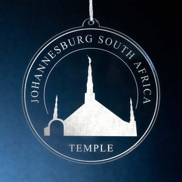 LDS Johannesburg South Africa Temple Christmas Ornament