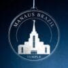 LDS Manaus Brazil Temple Christmas Ornament