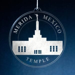 LDS Merida Mexico Temple Christmas Ornament