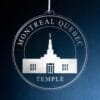 LDS Montreal Quebec Temple Christmas Ornament