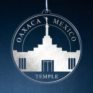 LDS Oaxaca Mexico Temple Christmas Ornament