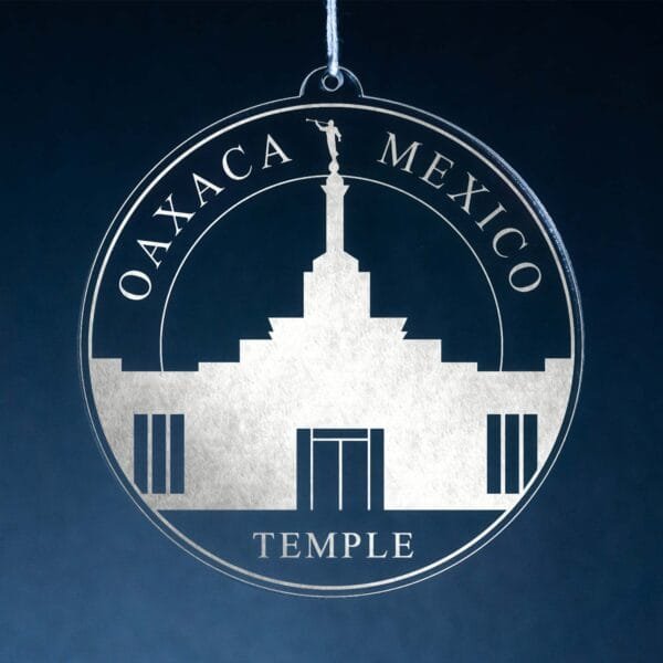 LDS Oaxaca Mexico Temple Christmas Ornament