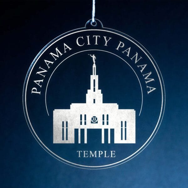 LDS Panama City Panama Temple Christmas Ornament