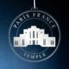 LDS Paris France Temple Christmas Ornament