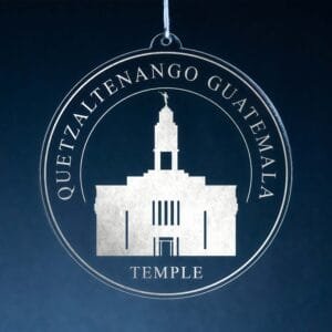 LDS Quetzaltenango Guatemala Temple Christmas Ornament