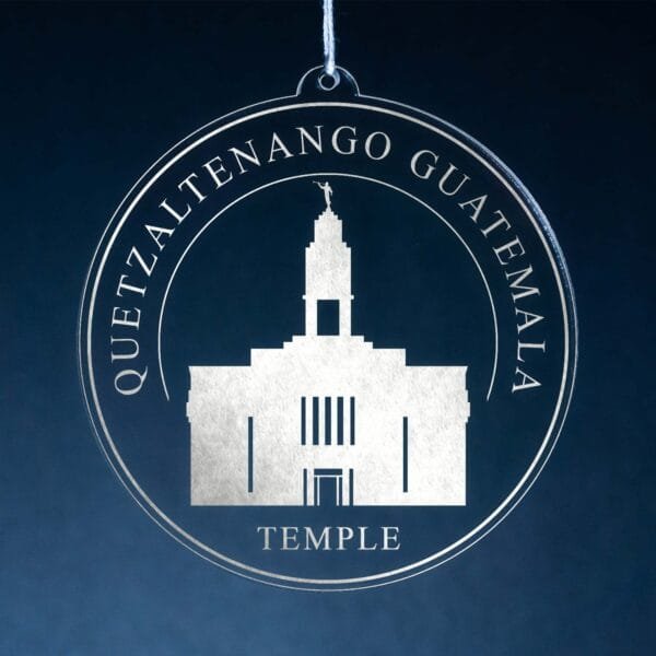 LDS Quetzaltenango Guatemala Temple Christmas Ornament