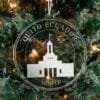 LDS Quito Ecuador Temple Christmas Ornament hanging on a Tree