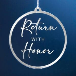 Return with Honor Christmas Ornaments | Ward Party and Ministry Gifts