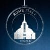 LDS Rome Italy Temple Christmas Ornament