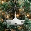 LDS San Jose Costa Rica Temple Christmas Ornament hanging on a Tree