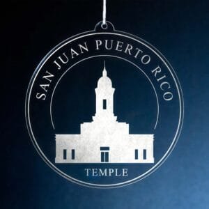 LDS San Juan Puerto Rico Temple Christmas Ornament