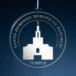 LDS Santo Domingo Dominican Republic Temple Christmas Ornament