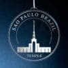 LDS Sao Paulo Brazil Temple Christmas Ornament