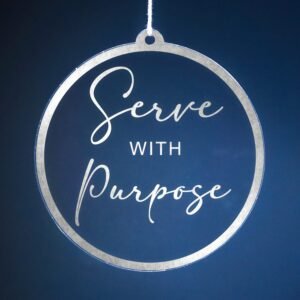 Serve with Purpose Christmas Ornaments| Ward Party and Ministry Gifts