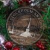 LDS Stockholm Sweden Temple Christmas Ornament with Christmas Decorations
