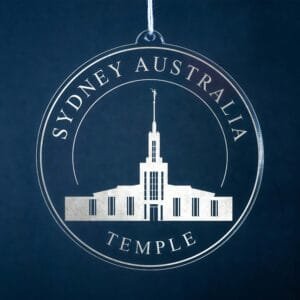 LDS Sydney Australia Temple Christmas Ornament