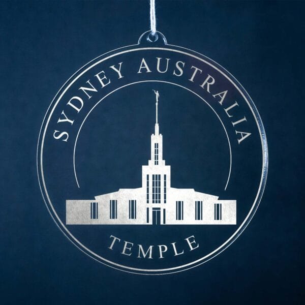 LDS Sydney Australia Temple Christmas Ornament