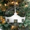 LDS Tampico Mexico Temple Christmas Ornament hanging on a Tree