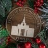 LDS Tegucigalpa Honduras Temple Christmas Ornament with Christmas Decorations