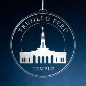 LDS Trujillo Peru Temple Christmas Ornament