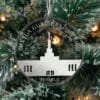 LDS Tuxtla Gutierrez Mexico Temple Christmas Ornament hanging on a Tree