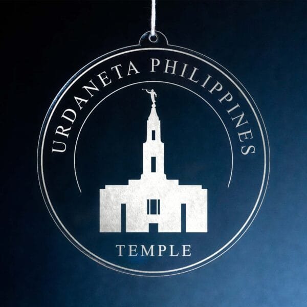 LDS Urdaneta Philippines Temple Christmas Ornament